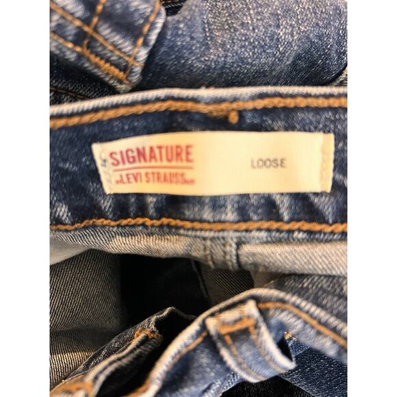 Levi Strauss SIgnature Jeans Men's 40 Straight Leg Medium Wash Work Outdoors - Picture 7 of 8